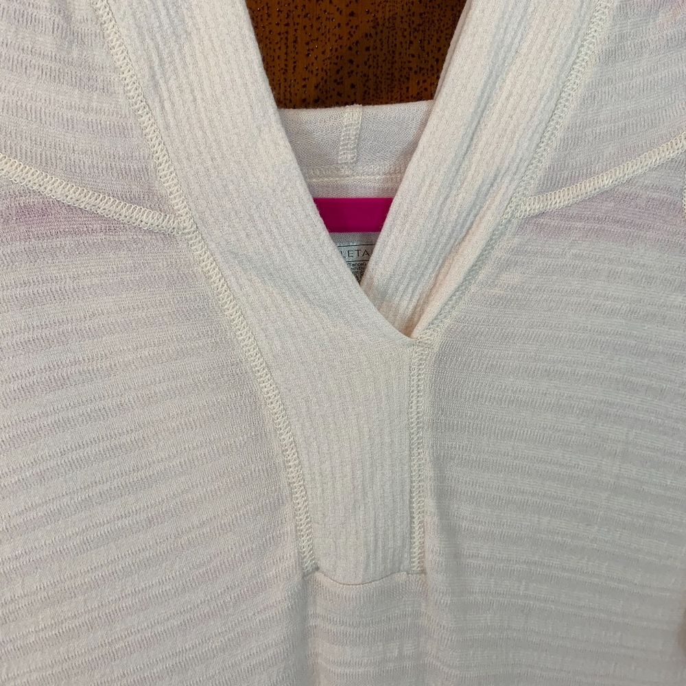 Athleta light V-neck Hoodie L - Picture 2 of 6